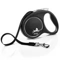 4000498034101 Flexi Black Design L 5 m Hund Rückziehbare Leine flexi
