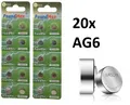 20x AG6 PoundMax Alkaline Knopfzelle/Uhren SR920SW, LR920, LR69, SR 920 1,5V