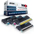 4x TONER für LEXMARK OPTRA C522 C522N C520 C524 C524N C530 C - Office Plus Serie