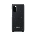 Samsung LED Smartphone Cover EF-KG980 für Galaxy S20 | S20 5G Handy-Hülle, LED-Benachrichtigungen, Lichteffekte, Schutz Case, schwarz - 6.2 Zoll