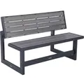 2-in1 Sitzbank und Tisch – Harbor Grey