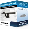 AUTO HAK Anhängekupplung abnehmbar passend für Citroen C4 Coupe 01.2007-09.2010