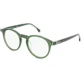Lozza VL4377 Herren-Brille inkl. Gläser Vollrand Panto Kunststoff-Gestell 50mm/21mm/145mm, grün