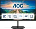 AOC Q27V4EA 27-Zoll Monitor IPS 75Hz WQHD 2560x1440 DP HDMI Lautsprecher 4ms
