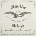 Aquila 69U Stimmstabilität Bass-Ukulele (5x string-Satz, Thundergut, GDAE) weiß