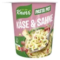 Knorr Pasta Pot Käse & Sahne, 8er Pack (8 x 63g)