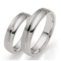 Firetti Trauring Schmuck Geschenk Hochzeit Ehering "LIEBE", wahlweise mit oder ohne Zirkonia (synth) silberfarben 66
