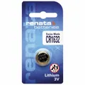 3 x Renata CR 1632 3V Lithium Batterie Knopfzelle 125mAh im Blister
