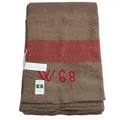 Wolldecke Schweiz 200 X 140 braun Armee Outdoor Camping Decke Wolle Pferdedecke