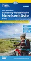 BVA ADFC Regionalkarte Schleswig-Holsteinische Nordseeküste mit Inseln 1:75.000: mit Tagestourenvorschlägen, reiß- und wetterfest, E-Bike-geeignet, GPS-Tracks Download