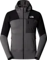 THE NORTH FACE NF0A87J7RPI M STORMGAP PowerGrid Hoodie Sweatshirt Herren Smoked Pearl/TNF Black Größe S
