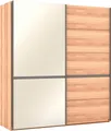 Musterring Schwebetürenschrank Sorrent, Kleiderschrank, Schrank, Schiebetüren (Teilmassiv Eiche, MADE IN GERMANY) Türen in Eiche massiv mit Kassetten-Optik, verschiedene Maße verfügbar