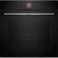 BOSCH Pyrolyse Backofen Serie 8 HBG7721B2, Air Fry für knusprige Lebensmittel & automatische Selbstreinigung schwarz