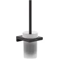 hansgrohe AddStoris WC-Bürstengarnitur 41752670 Wandmontage, Metall, Glas,