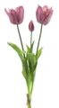 Kunstblume künstliche offene Tulpen 48cm Open Tulpenbündel, mucPlants