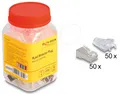 DELOCK 66905 - RJ45 Modularer Stecker Cat.6, mit vorderer Öffnung, 50 Stück