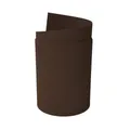 zaun|zu® Premium Maxi Einzelstreifen 2 Meter x 24cm Sichtschutzstreifen PP für Doppelstabmatten UV-beständiger Sichtschutz | Zaunblende Made in Germany Braun 2,05m