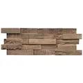 INDO Wandverblender "INDO SLIMWOOD", braun, geölt, Holz, Stärke: 18 mm