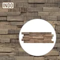 INDO Holz Wandverkleidung Wandverblendung Slimwood Stone Washed Fläche 1 m