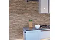 INDO 3D Wandpaneel Echtholzpaneel Slimwood Hevea, BxL: 20,00x56,00 cm, 0,11 qm, (Packung mit 1,01 qm, Versandkostenfreie Lieferung) Echtholzoberfläche