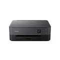 Canon PIXMA TS5350 Drucker Farbtintenstrahl Multifunktionsgerät DIN A4 (Scanner, Kopierer, OLED, 4.800 x 1.200 dpi, USB, WLAN, Duplexdruck, 2 Papierzuführungen), schwarz
