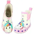 Beck Kleinkinder Gummistiefel Little Unicorn Gummistiefel (wasserdichte Kurzstiefel aus weichem Naturkautschuk) mit seitlichen Gummi-Einsätzes für leichtes An- und Ausziehen bunt 26 EU