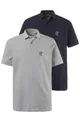 JP 1880 Herren große Größen Übergrößen Menswear L-8XL Poloshirts, Basic, 2er-Pack, Piqué, gekämmte Baumwolle, bis 8 XL dunkel Marine 3XL 704317730-3XL
