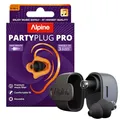 Alpine PartyPlug Pro Gehörschutz Ohrstöpsel für Konzert, Festival, Musik, Party & Disco - 21dB Hi-Fi Premium Lärmschutz - Höchste Musikqualität, Professional Filter, 3 Größen (S/M/L), Schwarz