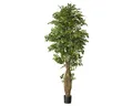 Kunstbaum Kunstpflanze Ficus Benjamini ALMINKO, Naturstamm, grün, 330cm Ficus (Ficus benjamini), artplants, Höhe 330.0 cm