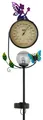 Solar-Gartenstecker Thermometer LED Solarleuchte Gartendeko Solar-Leuchte Lampe