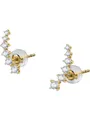 FAVS Paar Ohrstecker FAVS Damen-Ohrstecker 375er Gelbgold 12 Zirkonia