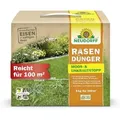 Neudorff RasenDünger Moos- & UnkrautStopp 5 kg für 100 m2 – Extra Eisen für dichten Rasen, feine Körnung, kein Vertikutieren, tierfreundlich
