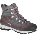 AKU Damen Trekkingstiefel aus Echtleder mit Gore-Tex, AIR8000 und Vibram-Sohle - Grau/Violett - 38