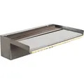 Überlaufkante mit LED Licht, Edelstahl 30cm W483-00 von Heissner