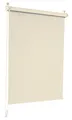 Verdunkelungsrollo Creme 105x150cm Verdunklungsrollo Klemmrollo Seitenzug Rollo