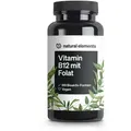 natural elements Vitamin B12 – 180 Tabletten – 6 Monate – 500μg Vit B12 & 200μg Folsäure/Tagesdosis
