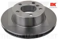 2x Bremsscheibe NK 2015100 2 Bremsscheiben Vorderachse Vorne für BMW
