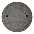 HYDROTEC Schachtabdeckung Länderwappen 50kN (Sachsen)