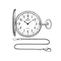 Festina Taschenuhr Herren mit Kette - Edelstahl 316L - Quarzwerk - Klassisch, Vintage und Elegant F2022/1