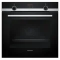 HQ574AER3 IQ300 (schwarz/edelstahl, 60 cm) - Schwarz/Silber