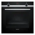 Siemens HQ574AER3, iQ300, Einbau-Backofen mit Dampfunterstützung, 60 x 60 cm, Pyrolyse Reinigung, Schnellaufheizung, 10 Automatikprogramme, 3D Heißluft, Teleskopauszüge, Edelstahl