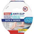 Tesa Anti-Rutschband Bad und Dusche Transparent 5 m x 25 mm