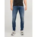 Jack & Jones Slim-fit-Jeans JJIGLENN – Jeans mit Stretch, niedriger Leibhöhe und Taschen Baumwollmischung, slim fit blau 34
