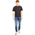 Jack & Jones Glenn Fox Baumwoll Herren Slim Jeans Blau