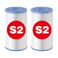 2 x INTEX Filter Filterkartusche S2 Ersatzfilter für PureSPA Whirlpool 29012