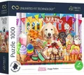 5900511106992 Puzzle 1000 elementów. Doggy Peekers Trefl