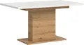 Esstisch HOME AFFAIRE "Motus, ausziehbar 150 -190 cm, inklusive 40 cm Einlegeplatte", weiß (artisan oak, weiß nachbildung, artisan oak nachbildung, weiß nachbildung), B:150cm H:76cm T:90cm, Tische, Esstisch, Säulengestell mit Bodenplatte, Tisch, Küchentisch, Esszimmer, Küche