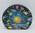 Hape Puzzle "Sonnensystem" | Rundes Sonnensystem Puzzle Spielzeug für Kinder, Ho