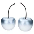 Pottery Pots 2er Set Kirsche Silber matt Größe XS Fiberglas Deko Haus Garten