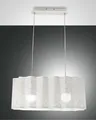 Fabas Luce Pendelleuchte GLICINE weiß 70x30cm 3581-45-102 8019282516767